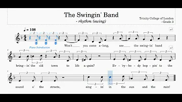 The Swingin' Band | Trinity Grade 3 Vocal Exercise | Sing-Along