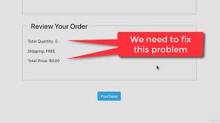 22 3 Angular Project   Checkout Form   Review Cart Totals   Coding Part 1