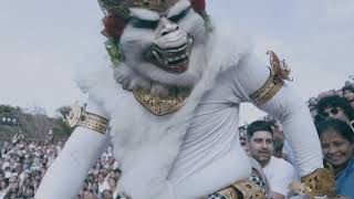 Kecak Dance (with interesting Balinese Fire Dance / Monkey Chant Dance - 4K)