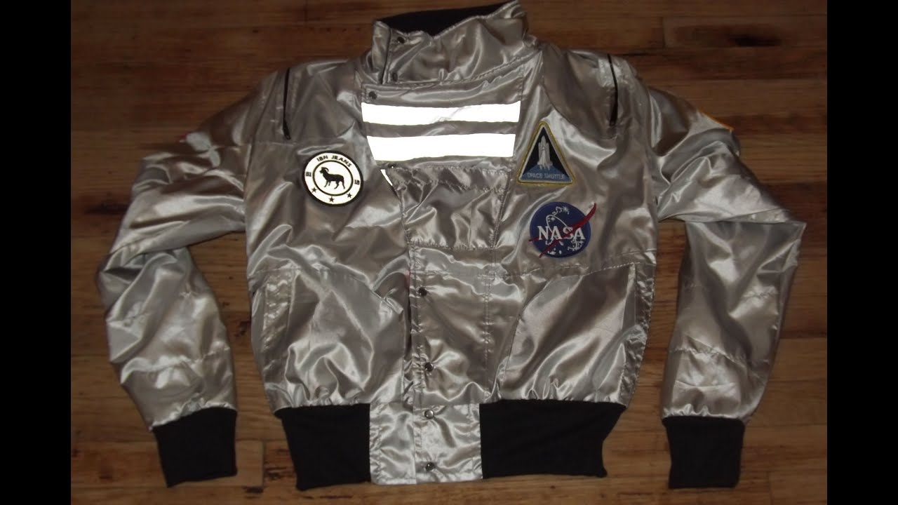 Astronaut Jacket w/ NASA & Space Shuttle logo by IBN JEANS - YouTube