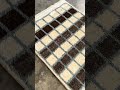 4x6 ft Contemporary Handmade Checkerboard Design Tulu Rug. 100% Wool G129