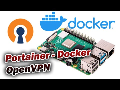 PiHole OpenVPN Docker Portainer auf dem Raspberry Pi 4  [Deutsch] 4K