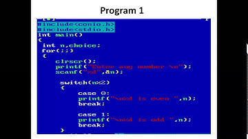 Check if entered number is Even or Odd using Switch statement and infinite for loop
