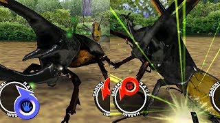 甲虫王者ムシキング - 同属甲虫 超必殺技互換 - YouTube