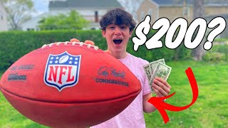 HOW TO BREAK IN THE NFL 'DUKE' FOOTBALL!!!