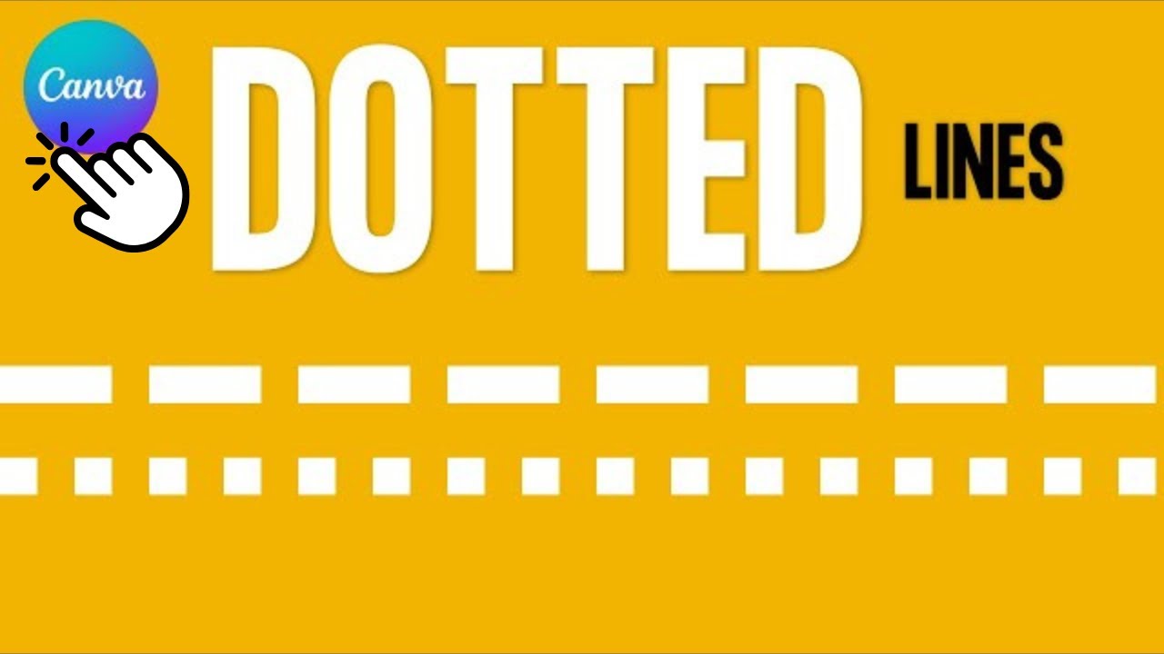 How To Make Dashed And Dotted Line In Canva