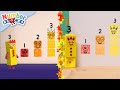 Stampolines &amp; the Numberblocks Stampoline Park Set | Math for Kids | Learn to Count |  @Numberblocks