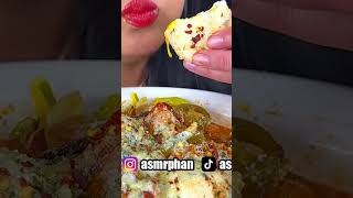 Eating Soft Boiled Egg Parmesan Seafood Boil #shorts #asmr #food