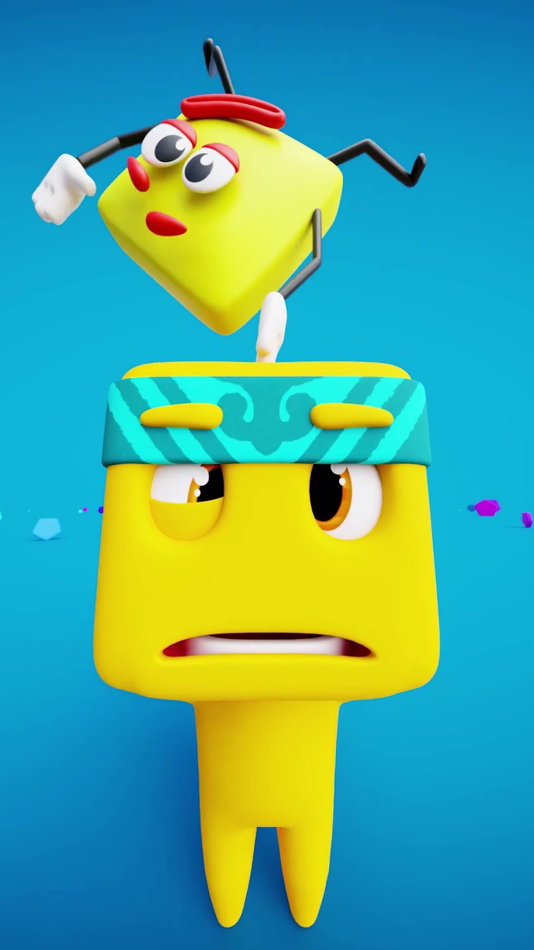 3D Super Shapes | D Billions #shorts #db