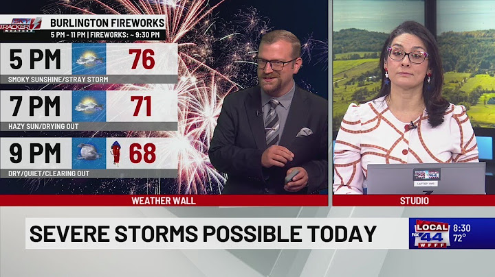 Burlington Fireworks: Storms will clear just in time