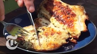 Mark bittman uses a special technique to keep grilled chicken breast
juicy. related article: http://nyti.ms/cedtcw subscribe the times
video newsletter fo...