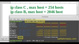 ipcalc how to calculate ip number host screenshot 1