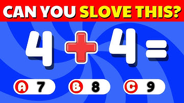 Kun jij 60 epische wiskundige vergelijkingen oplossen in 8 SECONDEN? ⚡➗ | 98% geeft op!