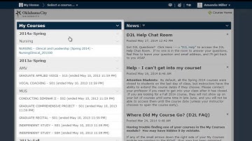 Basic D2L Navigation (D2L 10.3)