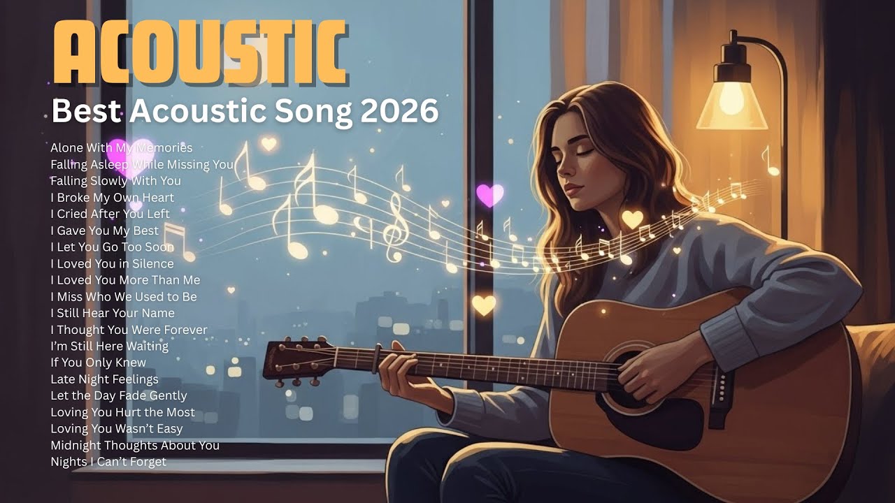 Best Acoustic Song 2026 Chill Playlist 🎵💕 | Relax English Songs, Soft & Sweet Vibes at Late Night