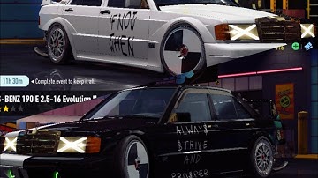 Need For Speed No Limits Takeover, 1990 Mercedes-Benz 190 E 2.5 - 16 Evolution II part 15