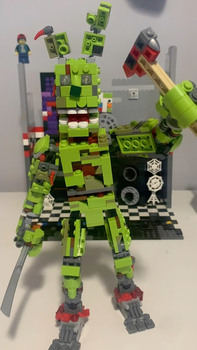 Lego fnaf x dead by daylight- The animatronic/springtrap #lego #fnaf #deadbydaylight #springtrap