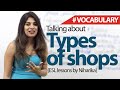 Talking About Types of Shops  – English Vocabulary Lesson ( ESL Lessons)