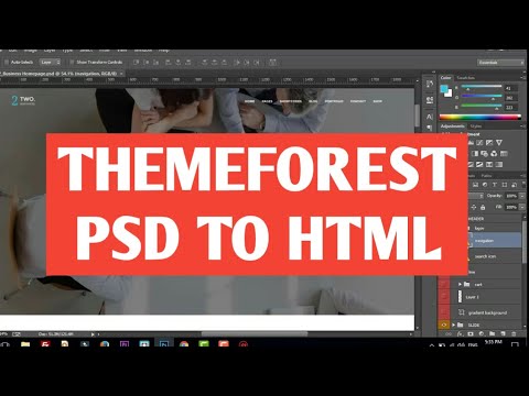 Themeforest PSD to HTML -Tutorial Part 4