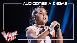 Francheska Cruz canta 'La llorona' | Audiciones a ciegas | La Voz Kids Antena 3 2022