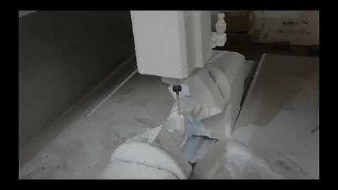 SF2040QG 4S  Foam engraving 4 axis mold cnc router with rotary device video