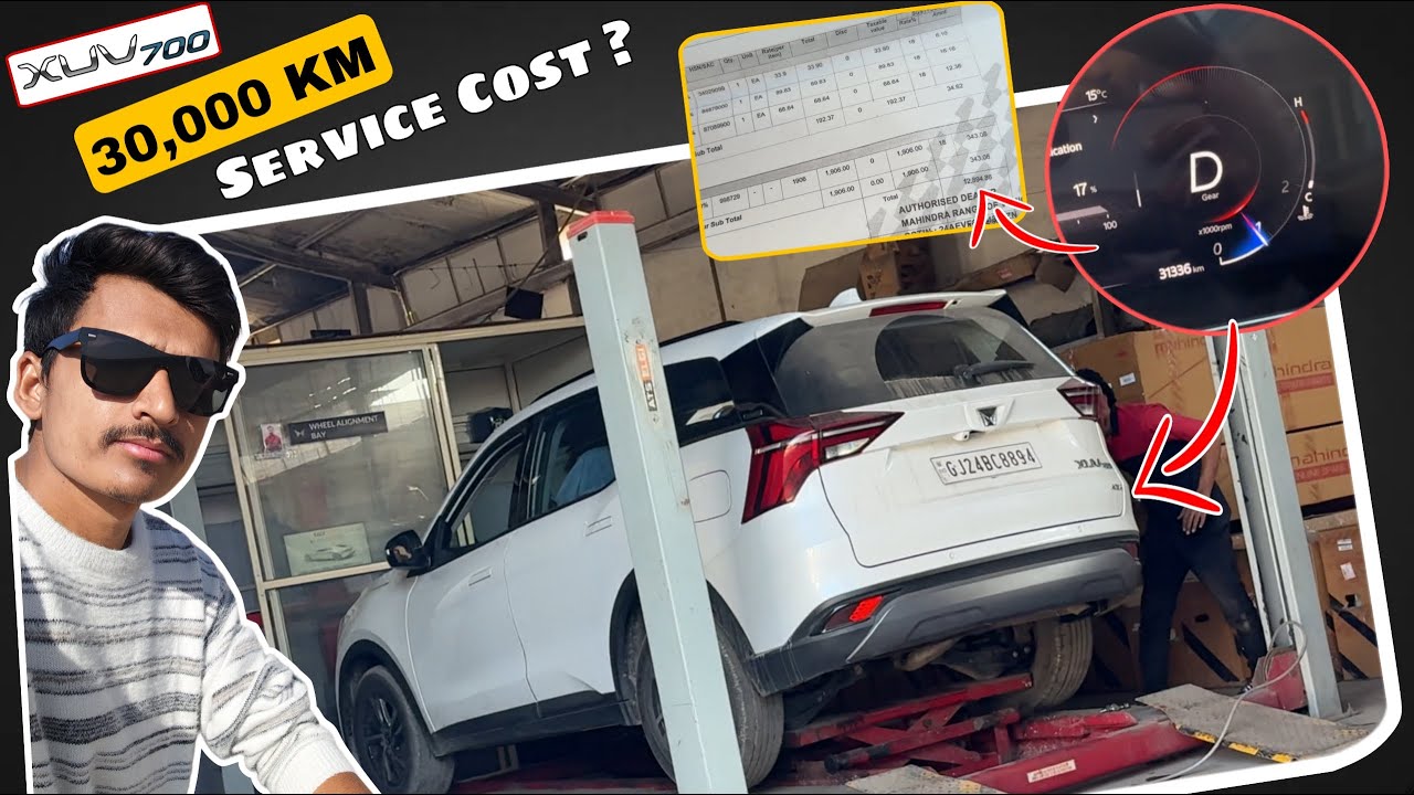 XUV700 Diesel 30,000 KM Service Cost 😱 | Mahindra Service Reality Exposed!
