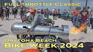 [4K] 35th Annual Boardwalk Full Throttle Classic Bike Show | Daytona Beach Bike Week 2024 | March 8