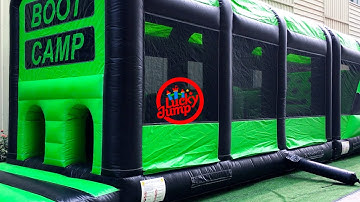 Boot Camp Inflatable Obstacle Course for Ultimate Challenge🏭🎪