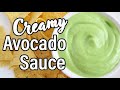 Creamy Avocado Sauce Recipe | Healthy Avocado Cilantro Sauce