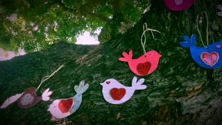 How to Craft Paper Love Birds