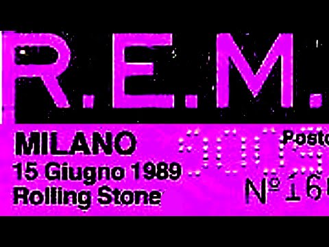 R.E.M. - Palatrussardi, Milano, Italy, 15 jun 1989 LIVE