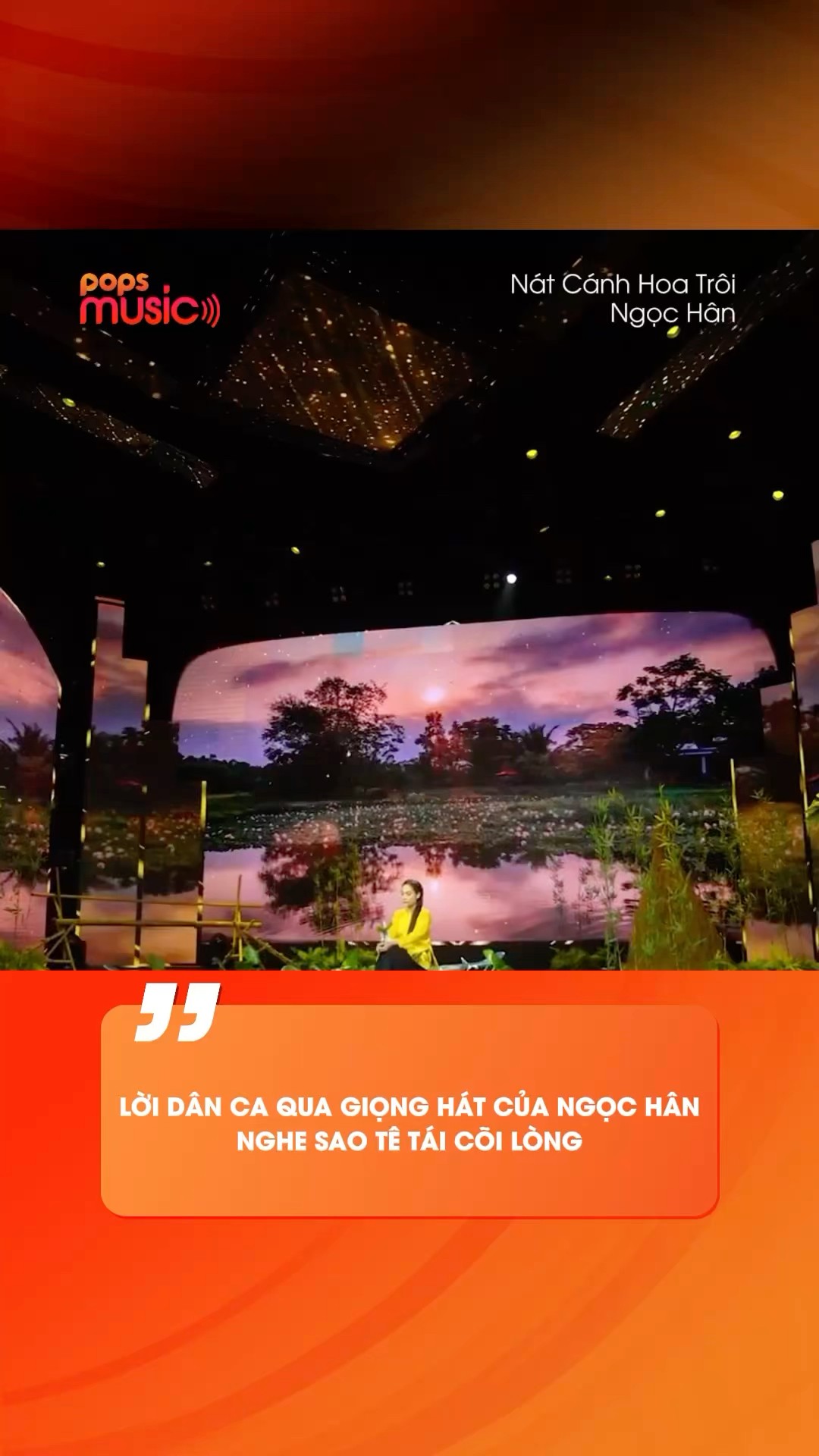 Lời dân ca qua giọng hát của Ngọc Hân nghe sao tê tái cõi lòng #NatCanhHoaTroi #NgocHan