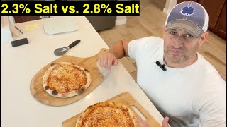 2.3% Salt vs. 2.8% Salt in NYC Pizza Dough
