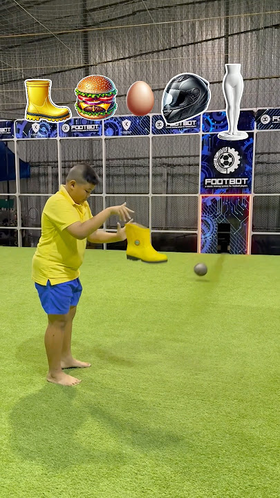High-Speed Hit: Boy Throws Various Objects to Strike a Fast-Moving Ball! ⚽🚀🎯