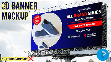 Create Stunning 3d Banner Mockups In Pixellab Without Any Other Apps | Easy Tutorial!