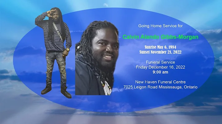Going home service for Calvin Gibbs-Morgan