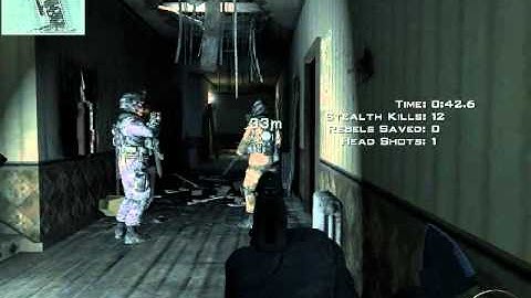 MW3 Resistance Movement in 1:19.6 (Veteran, Solo)