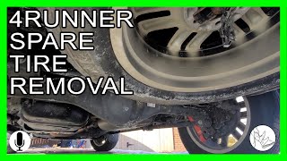 How to Access/Remove Spare Tire on Toyota 4Runner