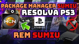 REH disappeared, Package Manager folder on PS3 gone, what to do