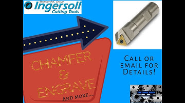 How to countersink, spot, chamfer and engrave with 1 tool