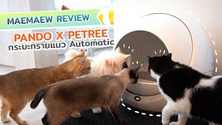 Maemaew review: Pando x Petree กระบะทรายแมว Automatic