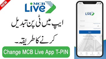 How to Change MCB Live App T-PIN | MCB Live App T-PIN Change Kaise Kare