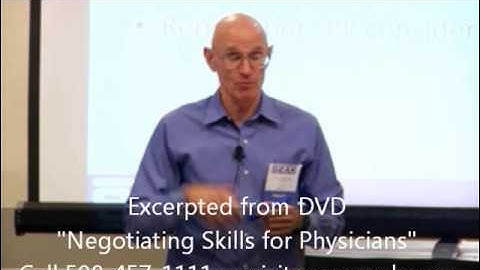 Negotiating Advice for Physicians: How to recognize the insidious negotiation tactic of "anchoring".