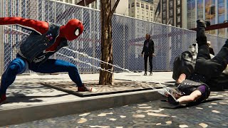 Marvel Spider-Man Remastered - Fisk Hideout Stealth & Combat