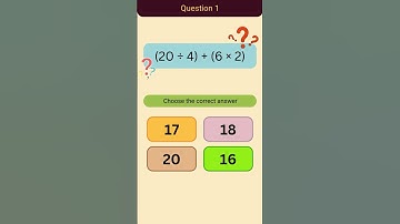 Only Geniuses Can Get 10/10 on This Math Quiz! 🔢 #shorts