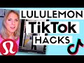Lululemon employee reacts to TikTok hacks