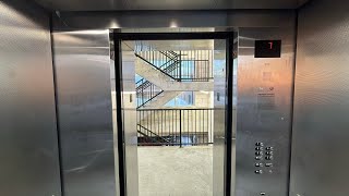 Interesting Scenic Otis Series 4 Traction Elevators @ MetroHealth Parking Garage Cleveland Ohio