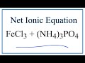 Net Ionic Equations and Spectator Ions