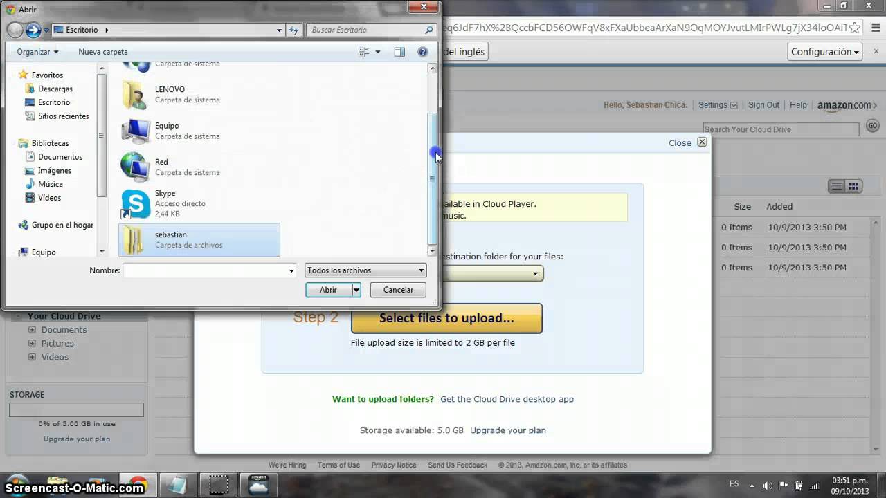 Tutorial de amazon cloud drive YouTube