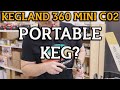 Unleash the ultimate portable keg drinking experience with the kegland mini 360 core regulator